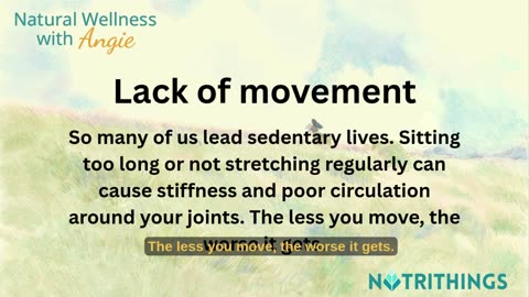 5 Reasons Your Joints Hurt and How to Support Them Naturally