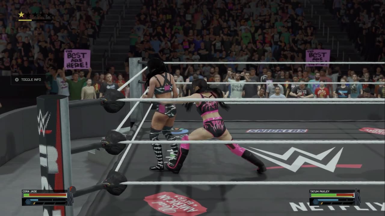 wwe 2k25 305 universe Cora Jade VS Tatum Paxley