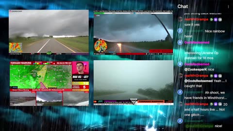 Chat Jams and Tornado Watching