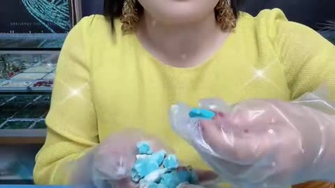 2025-0416-02 natural ore/sterling/stablish turquoise gemstone jewelry
