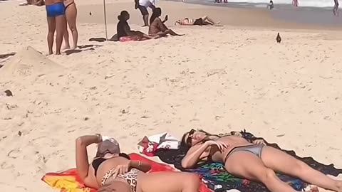 🇧🇷 Copacabana Beach in Rio de Janeiro🌴Brazil #shorts #viral #trending #beach