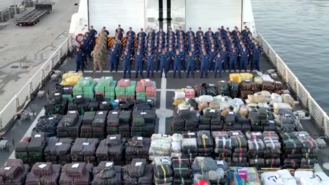 BREAKING: U.S. Coast Guard in Florida announces largest drug offload in history