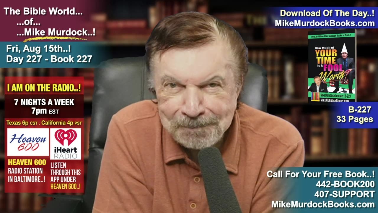 Re-Air: The Bible World of Mike Murdock...!!!