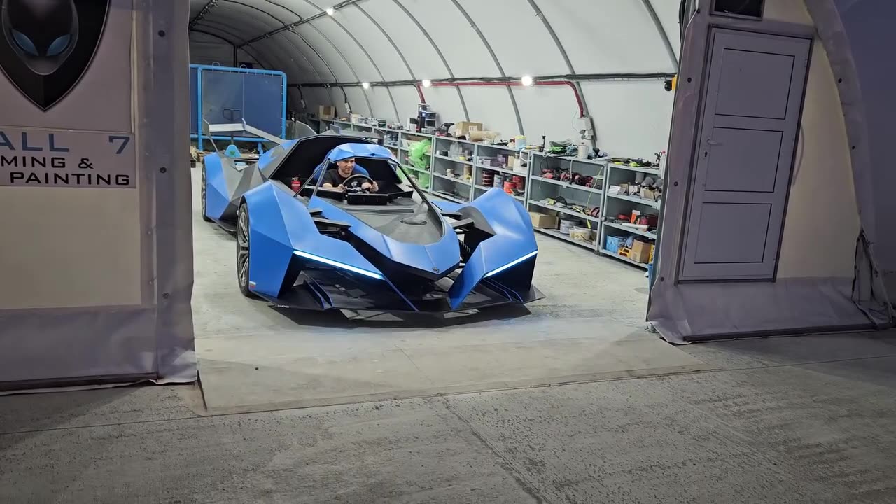 Тест на началния прототип на електрическата хиперкола ALIENO SENTIERO