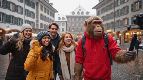 Lalu the Monkey Gets Recognized in Switzerland! 🇨🇭🐵 Part (8)