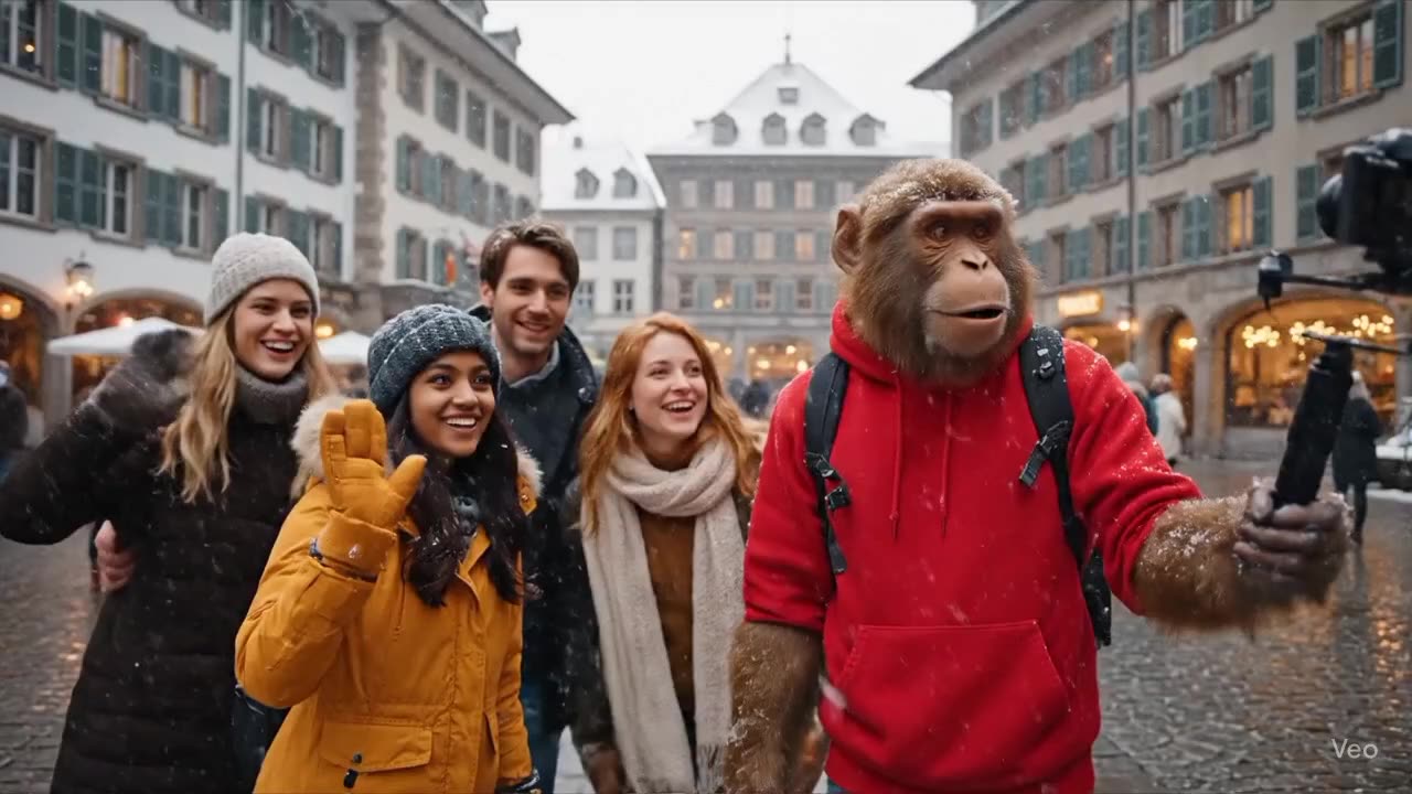 Lalu the Monkey Gets Recognized in Switzerland! 🇨🇭🐵 Part (8)