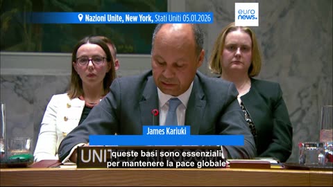 NOTIZIE DAL MONDO Consiglio di Sicurezza ONU,critiche da alleati e avversari all'intervento militare degli USA in Venezuela