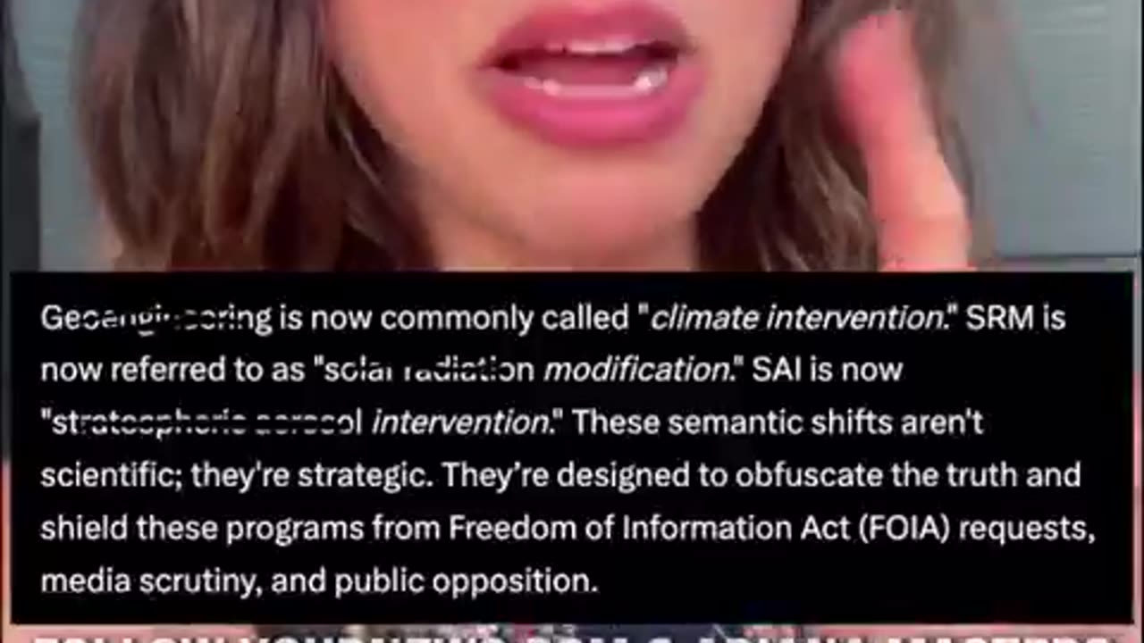 Nicole Shanahan releases Whistle-blower report on Geo-Engineering