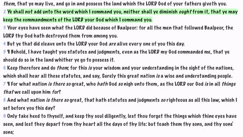 The Bible says the Bible is the authority over Christianity