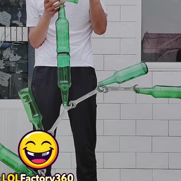 Insane Bottle Balancing Skills! | Gravity-Defying Talent