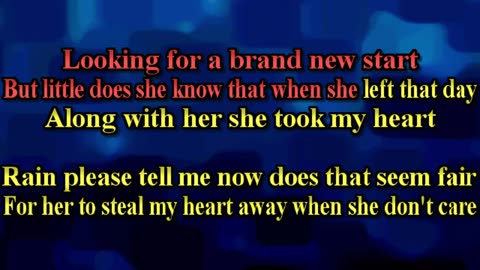 listen to the rhythm of the falling rain by kbkaraokeking