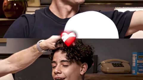 When Ronaldo Jr Cut His Hair Like Ronaldo ❤️‍🩹