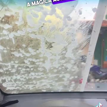 Coloque vela no vidro do carro