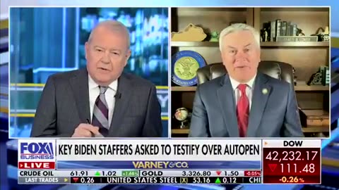 House Oversight Committee Chairman James Comer tells Fox Business that any Executive Order issued by Biden and signed by AutoPen should be "null and void"