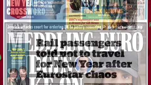 🔥Headlines Wednesday 31st December 2025 Newspaper Headlines 🎉📰#britishpress #breakingnews