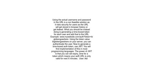 How to automatically login to the site using url parameters