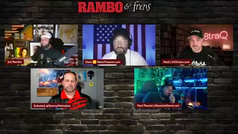 Joe Rambo w/ Stormy Patriot Joe, Abs1776, Dave, 8traQ Update! - 5/22/25