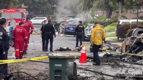 Crashed a private plan into san diego