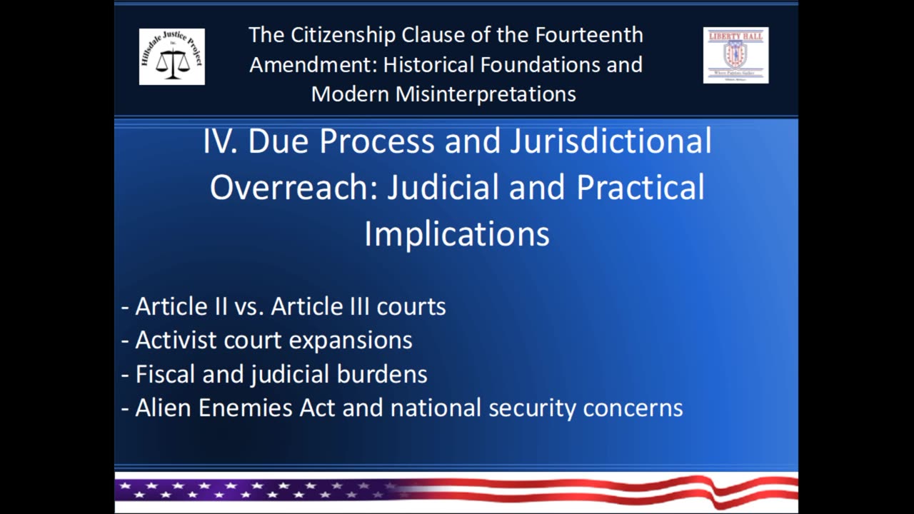 Restoring the Constitution, by the Grumpy Old Vet, The Citizenship Clause of the 14th Amendment:
