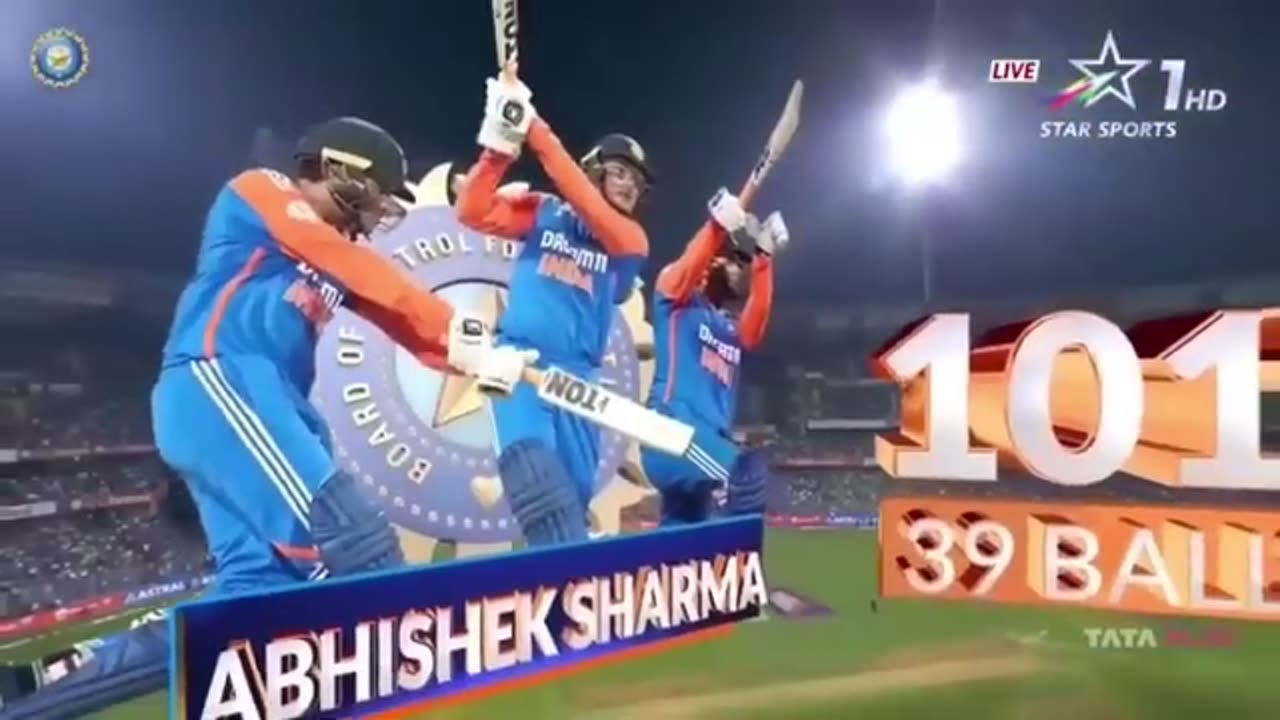 ABHISHEK SHARMA FASTEST CENTURY AGAINST ENGLAND