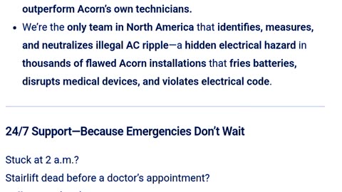 Your Acorn Stairlift Isn’t Broken—It Was Installed Wrong
