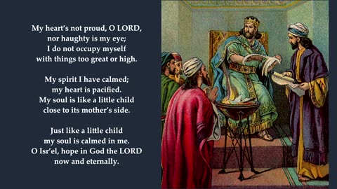 Psalm 131 in full. Tune: Selma
