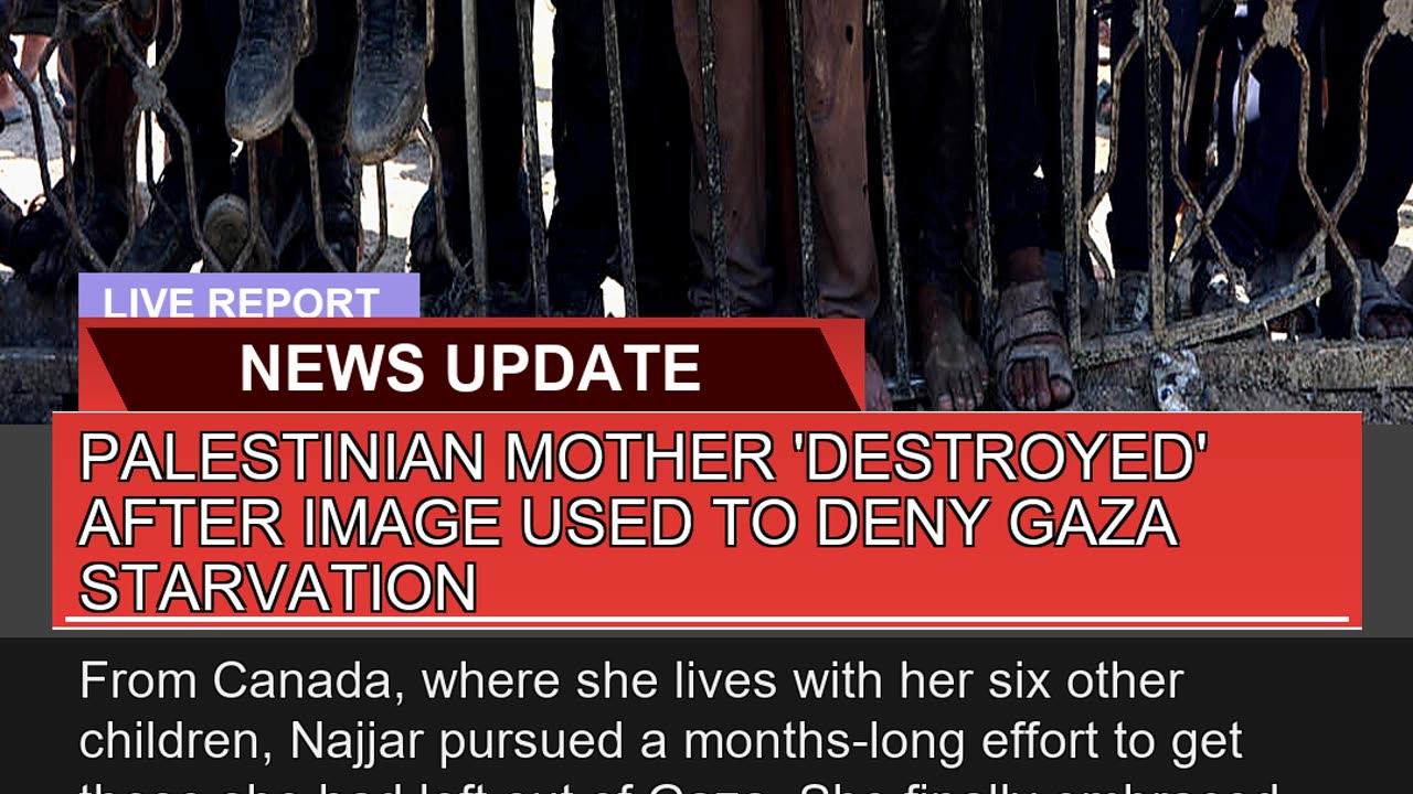 Palestinian Mother Destroyed After Image Used to