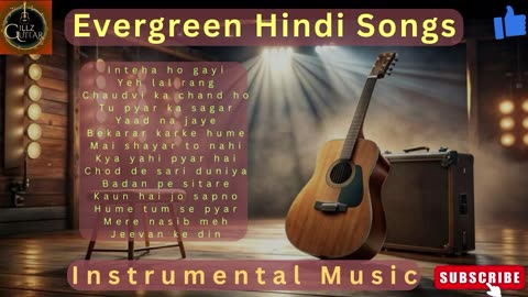 Evergreen Hindi Songs #music #bollywood #instrumental #hindisong #hindi #songs #guitar #india
