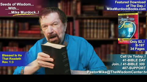 Re-Air: Seeds of Wisdom With Mike Murdock...!!!