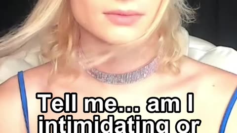 “Tell me… am I intimidating or irresistible? 💕”