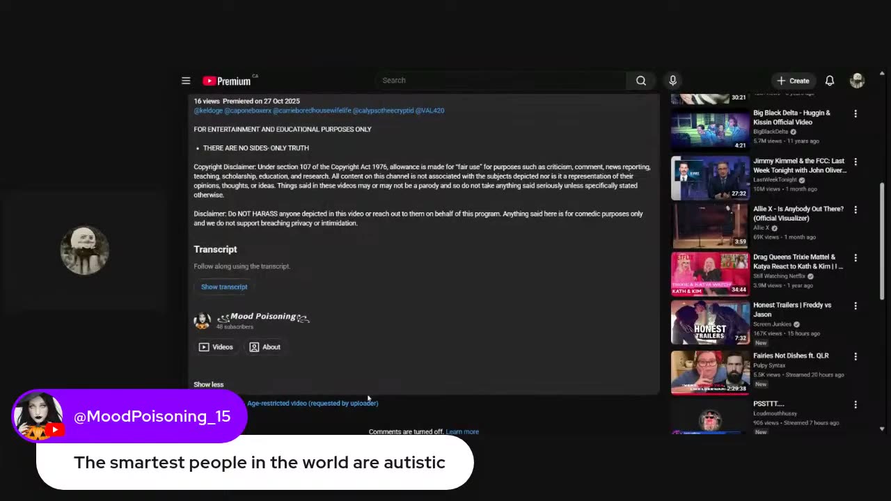 FRESH GARBAGE: 10/29/25