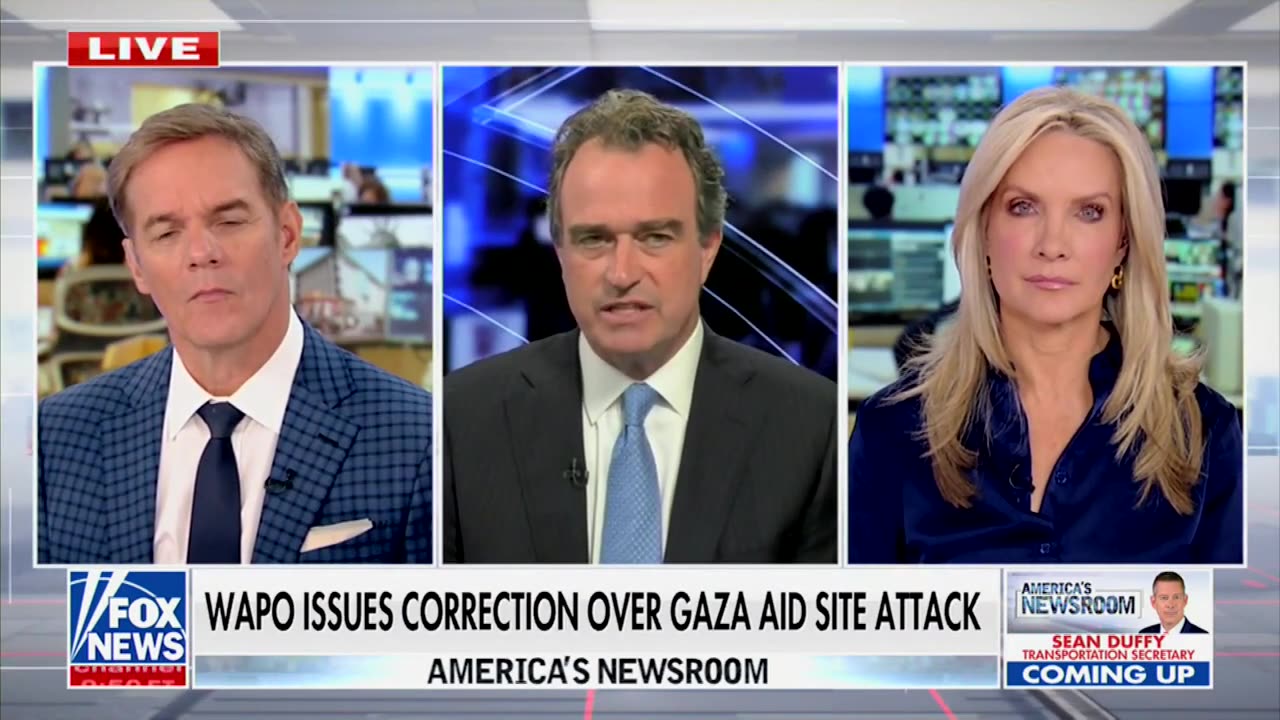 Fox News Host Erupts Over WaPo's Social Media Post About Gaza Story