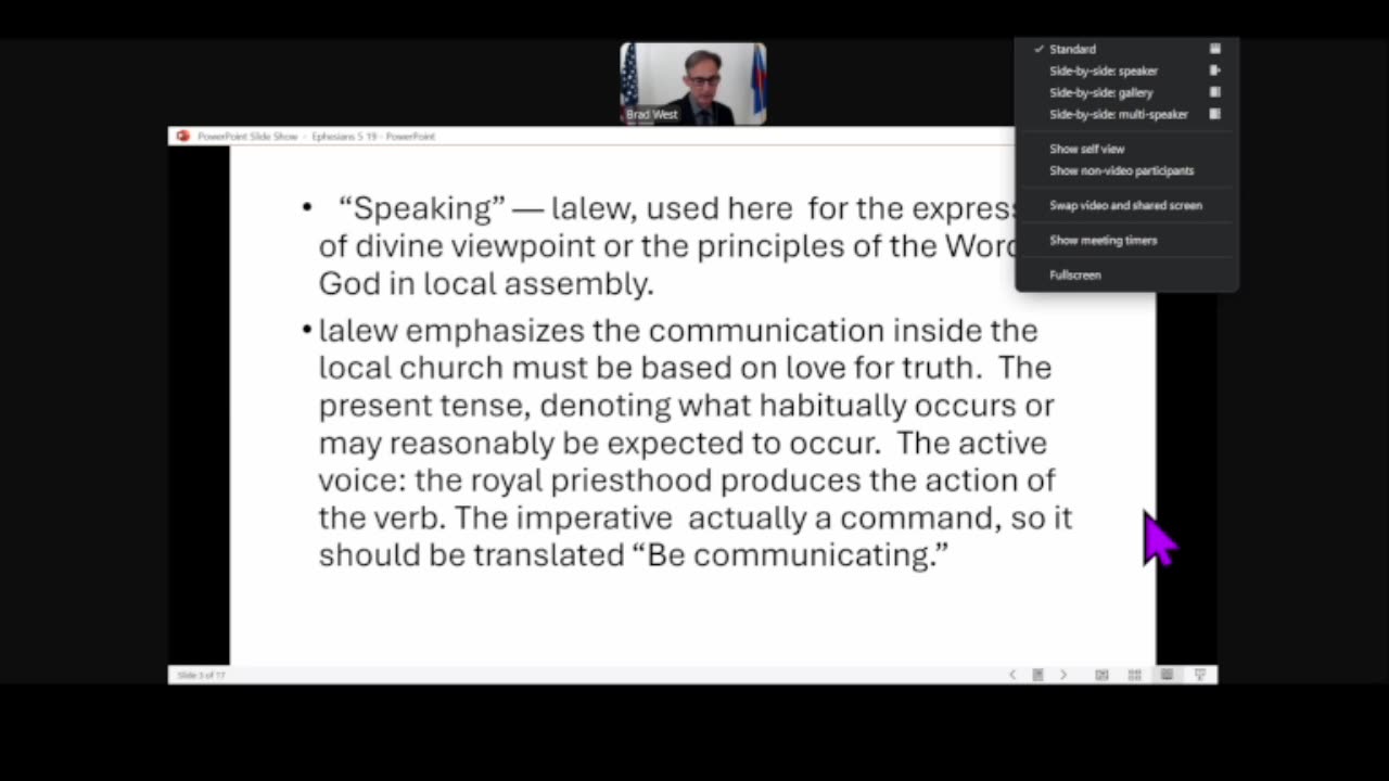 Ephesians 5:19, Pastor Brad West, 4 May 2025