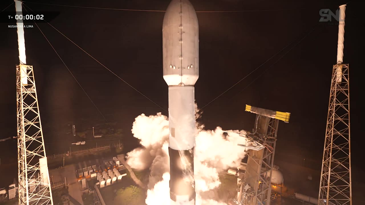 Watch Falcon 9 launch the Nusantara Lima mission to orbit. Liftoff!