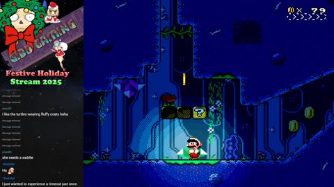 Festive Holiday Stream 2025 - Super Mario World Christmas Island 2