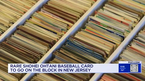 Rare Shohei Ohtani card to be auctioned off
