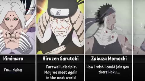 Incredible: Last Words of Naruto & Boruto Characters
