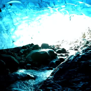 Flowing Through A Frozen Realm ❄️💧 | Sounds of Nature