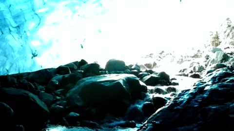 Flowing Through A Frozen Realm ❄️💧 | Sounds of Nature
