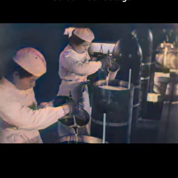 Japanese shell manufacturing 1940 ⚙️🏭 #ColourizedFootage
