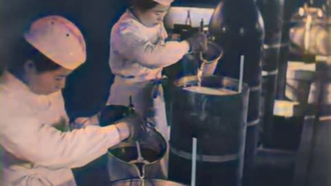 Japanese shell manufacturing 1940 ⚙️🏭 #ColourizedFootage