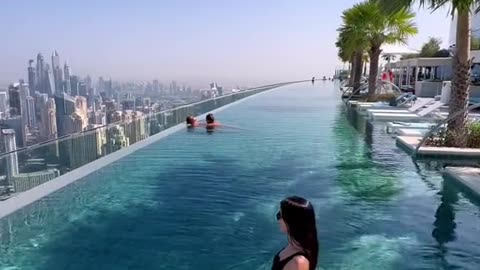 restaurant above the pool