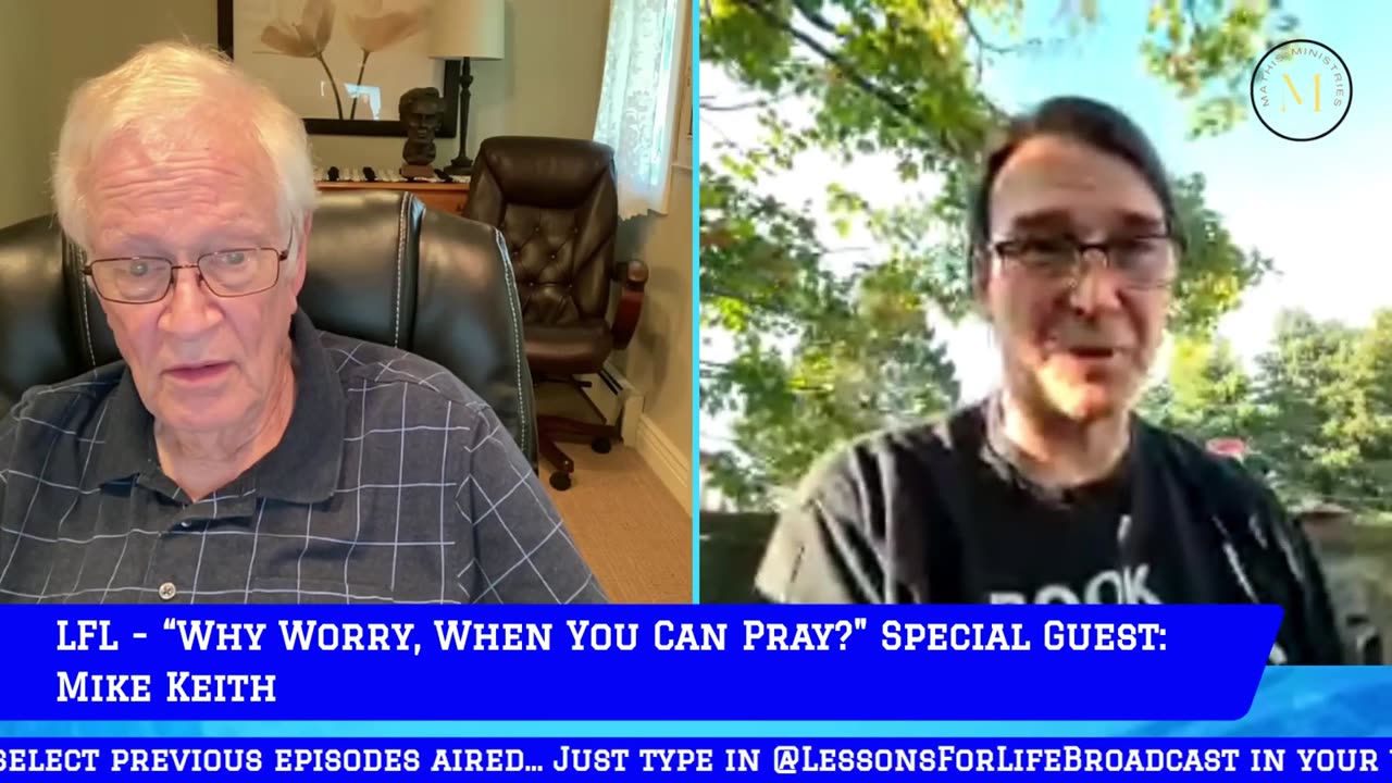 Lessons For Life | Why Worry, When You Can Pray Special Guest Mike Keith | Abundant TV