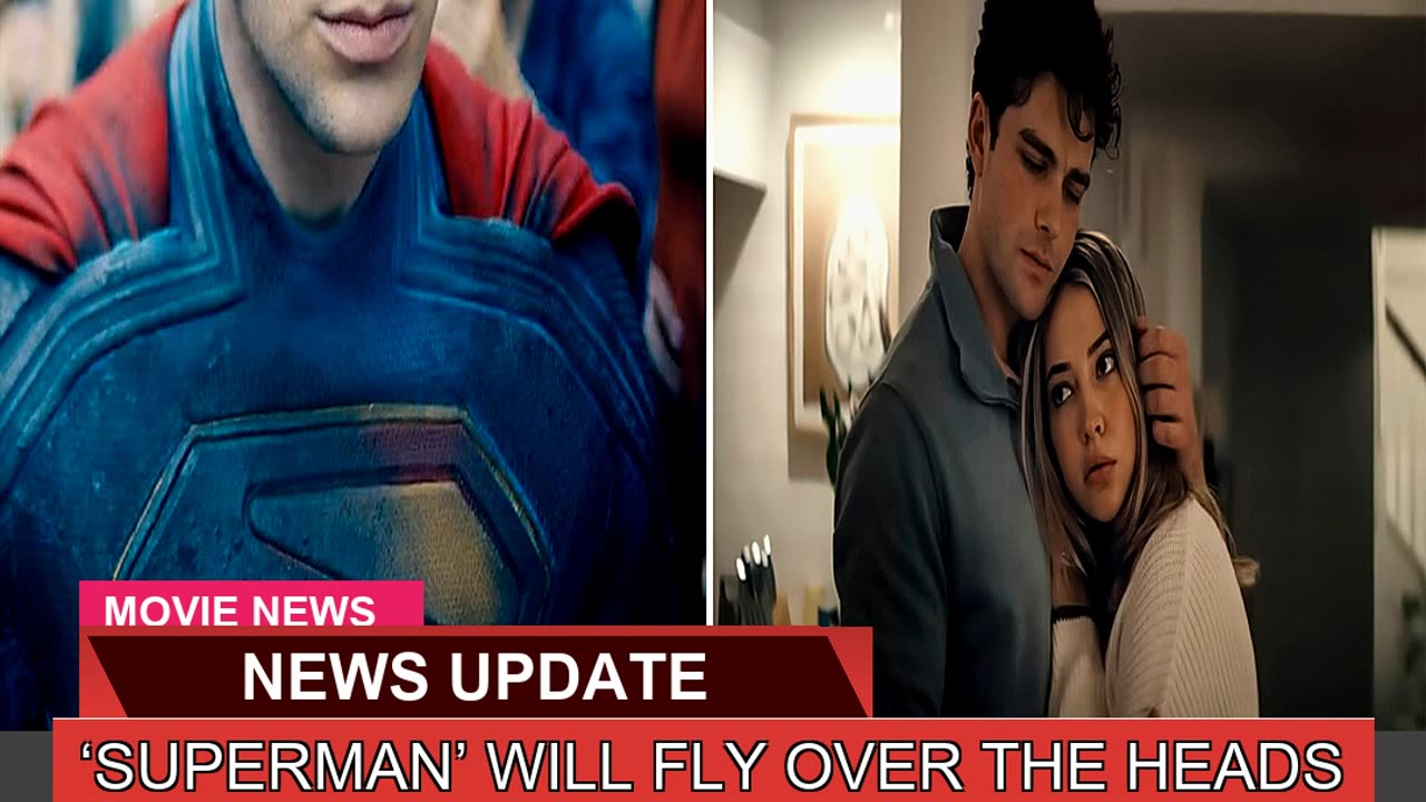 Superman Will Fly Over the Heads of Smurfs P