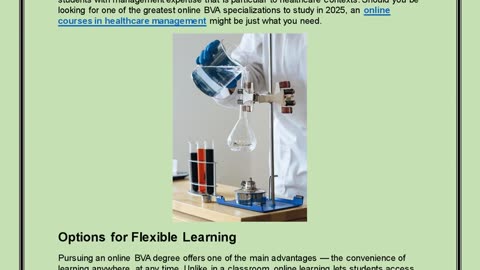In what ways may an online BBA in healthcare management equip you for the healthcare of tomorrow?