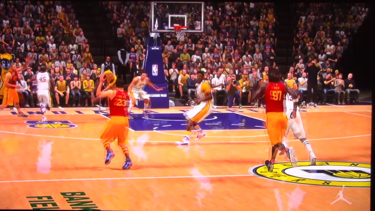 NBA2K: Indiana Pacers vs Los Angeles Lakers (Dunks-Buzzer Beater)