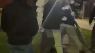 Mob assaults white couple protecting their Malba, Queens NY home