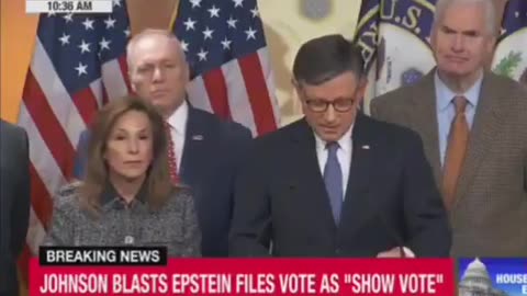 Speaker Mike Johnson on the Epstein Files