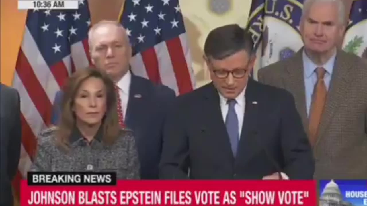 Speaker Mike Johnson on the Epstein Files