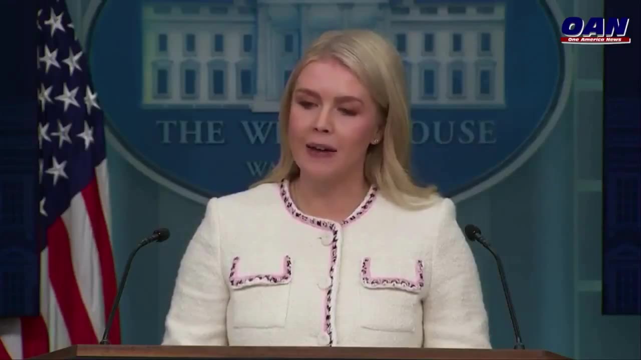 Press Secretary Karoline Leavitt